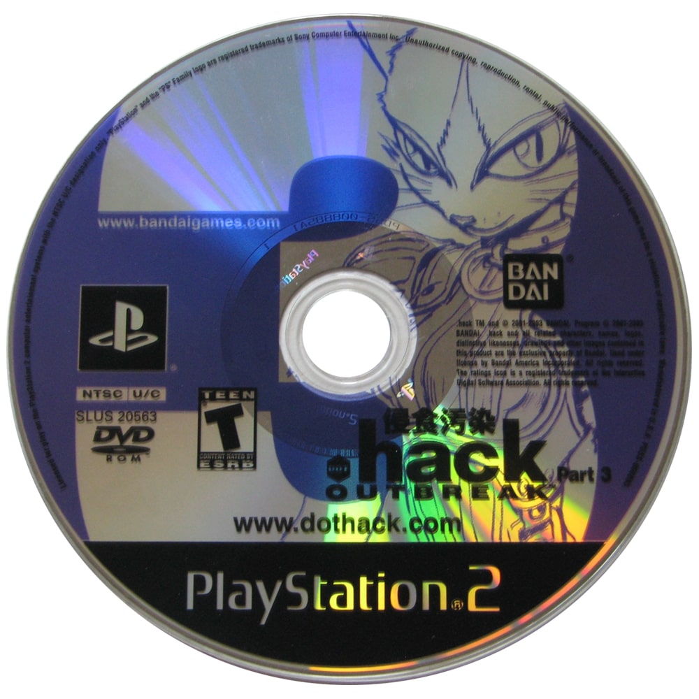.hack Outbreak PS2 - Video Game - Used - CaveGamers - Image 3