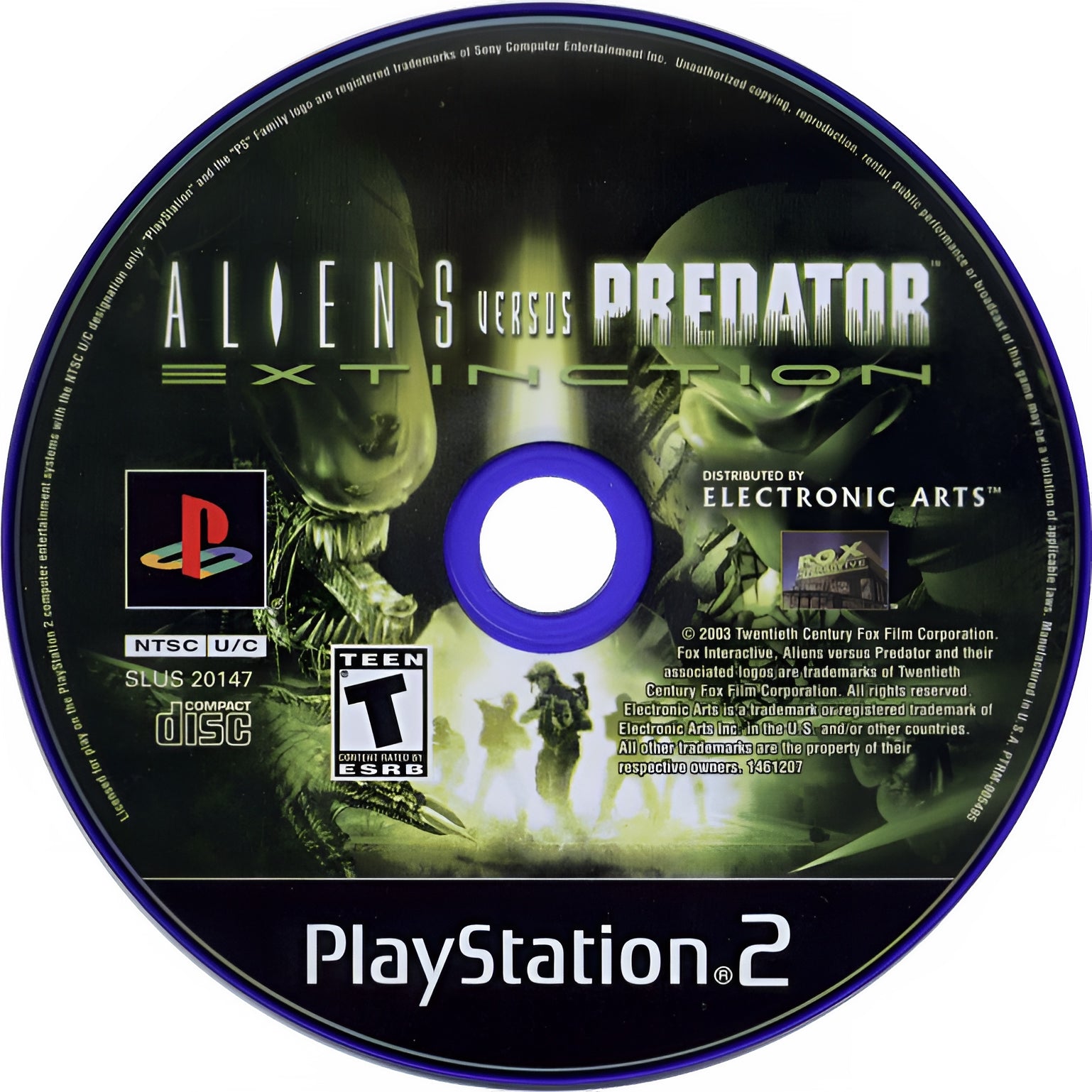 Aliens vs. Predator Extinction PS2 - Video Game - Used - CaveGamers - Image 3