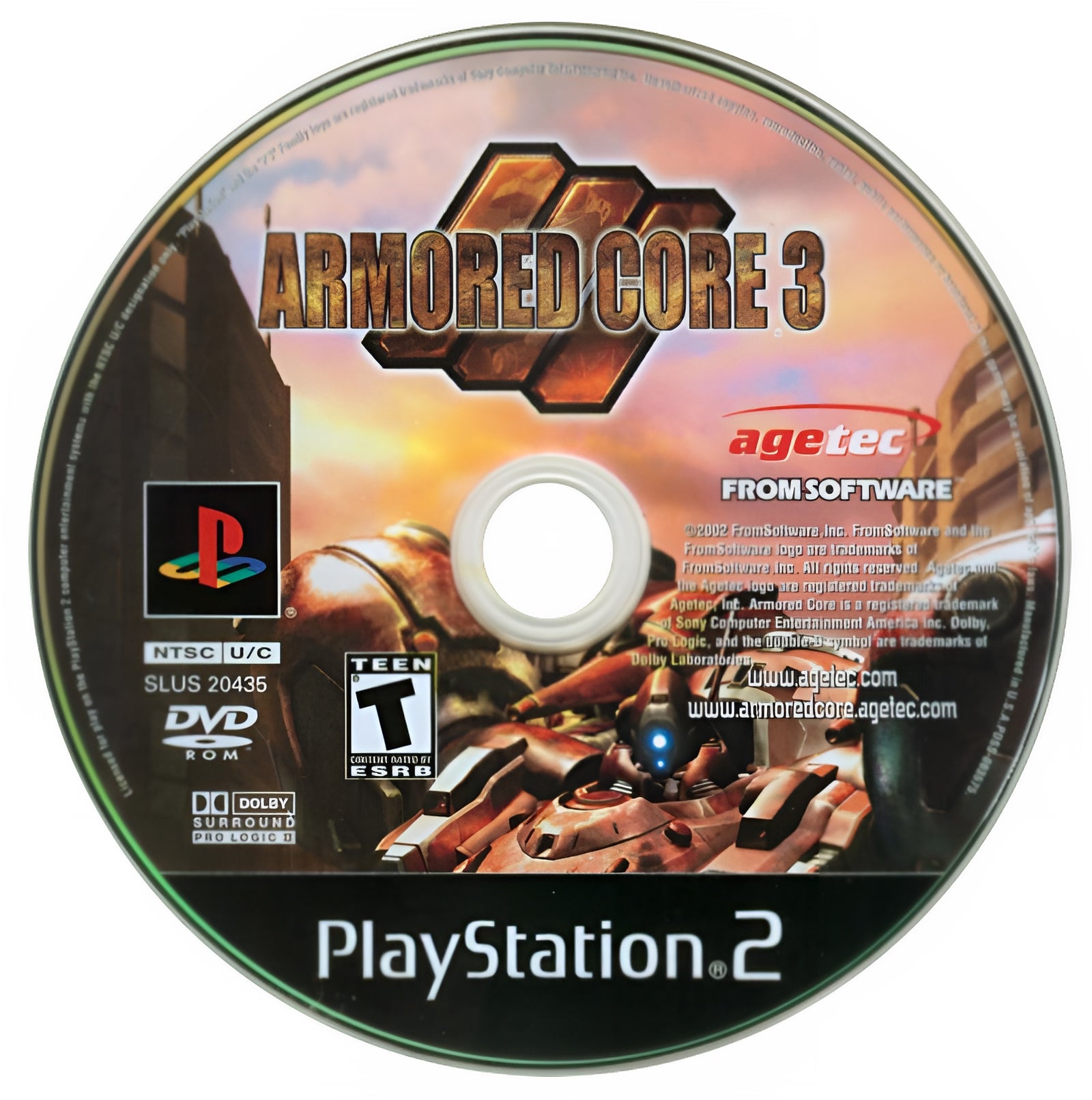 Armored Core 3 PS2 - Video Game - Used - CaveGamers - Image 3