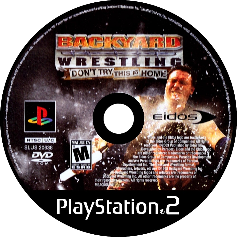Backyard Wrestling PS2 - Video Game - Used - CaveGamers - Image 3
