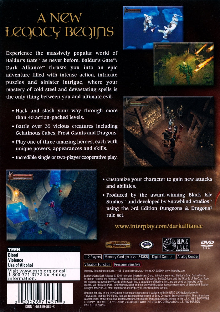 Baldur's Gate Dark Alliance