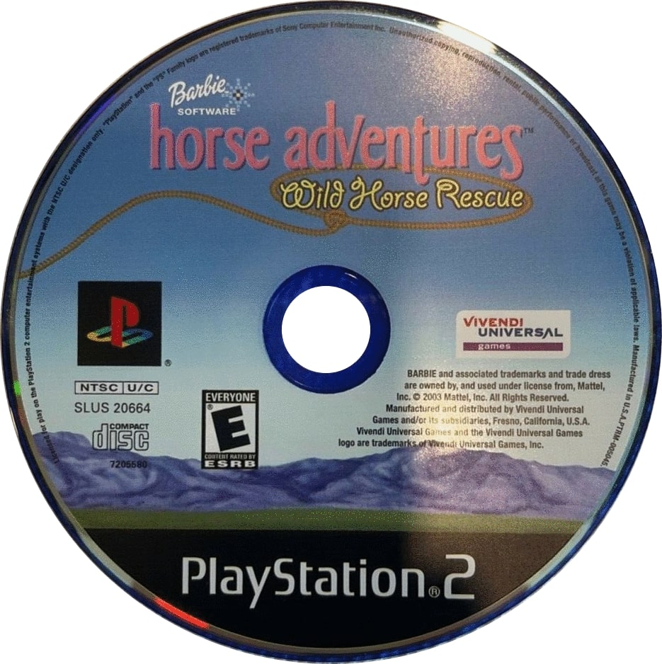 Barbie Horse Adventures Wild Horse Rescue PS2 - Video Game - Used - CaveGamers - Image 3