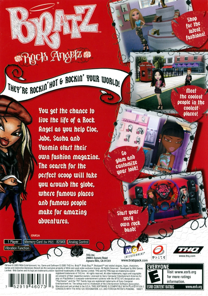 Bratz Rock Angelz PS2 - Video Game - Used - CaveGamers - Image 2