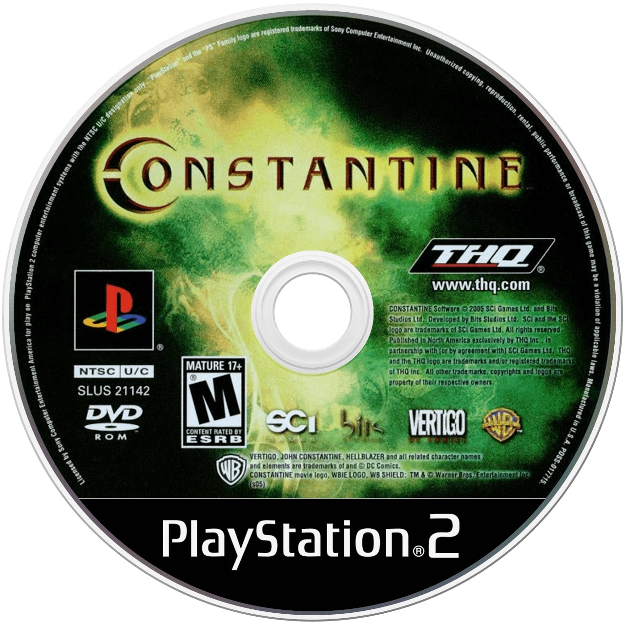 Constantine PS2 - Video Game - Used - CaveGamers - Image 3