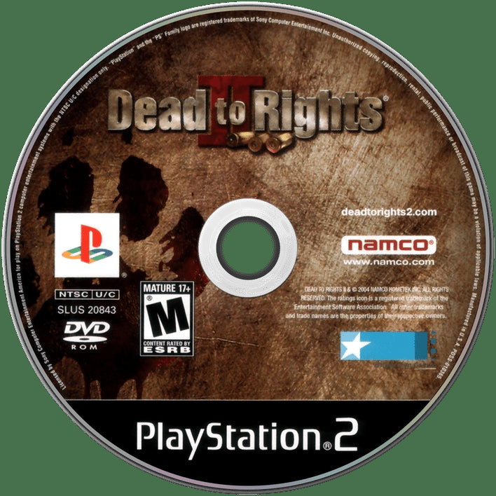 Dead to Rights 2 PS2 - Video Game - Used - CaveGamers - Image 3
