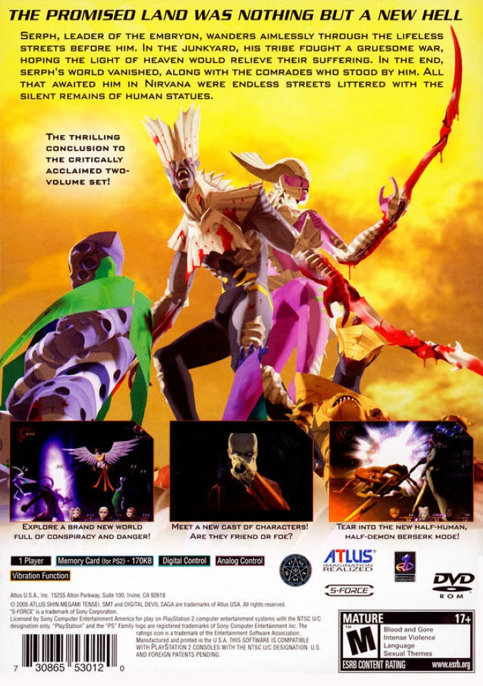 Shin Megami Tensei: Digital Devil Saga 2 PS2 - Video Game - Used - CaveGamers - Image 2