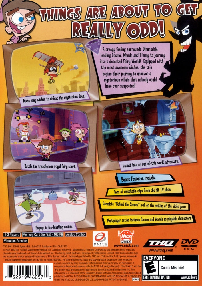 Fairly Odd Parents: Shadow Showdown PS2 - Video Game - Used - CaveGamers - Image 2