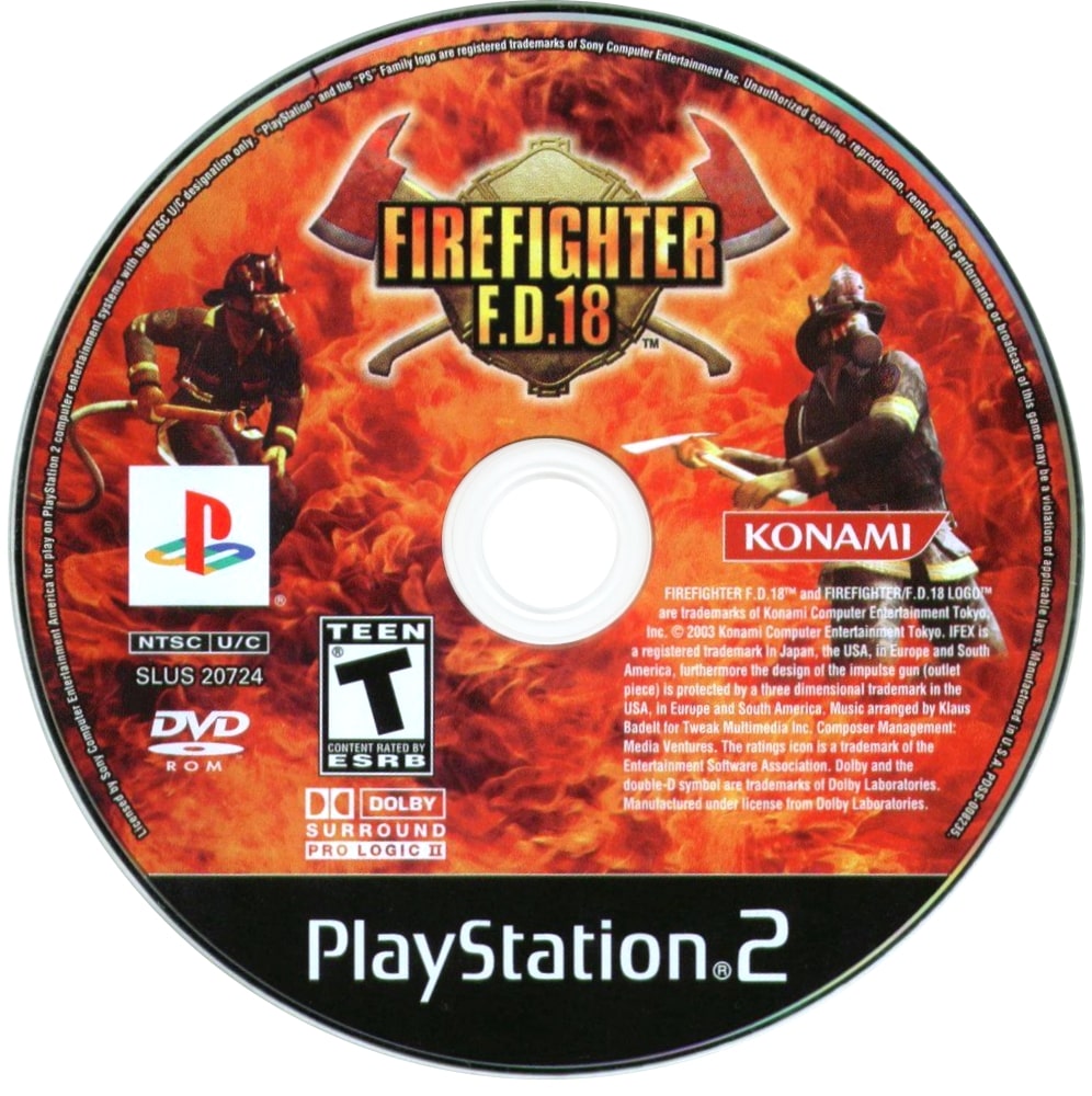 Firefighter FD 18 PS2 - Video Game - Used - CaveGamers - Image 3