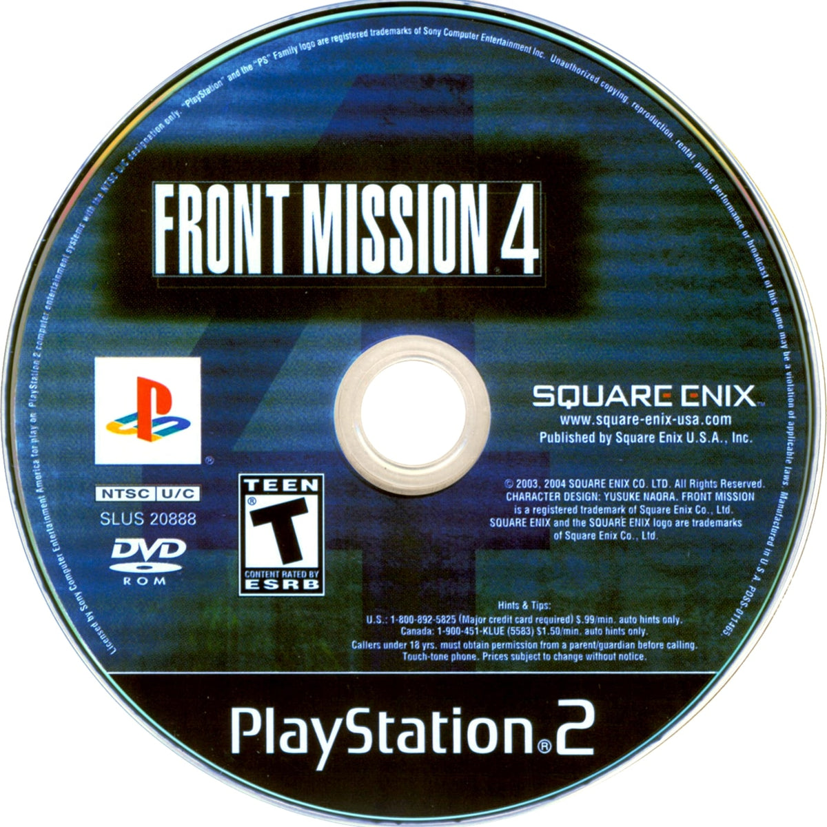 Front Mission 4 PS2 - Video Game - Used - CaveGamers - Image 3