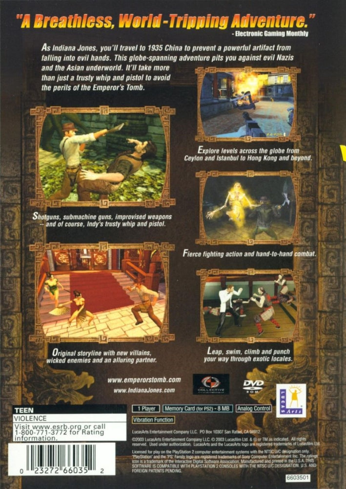 Indiana Jones and the Emperor's Tomb