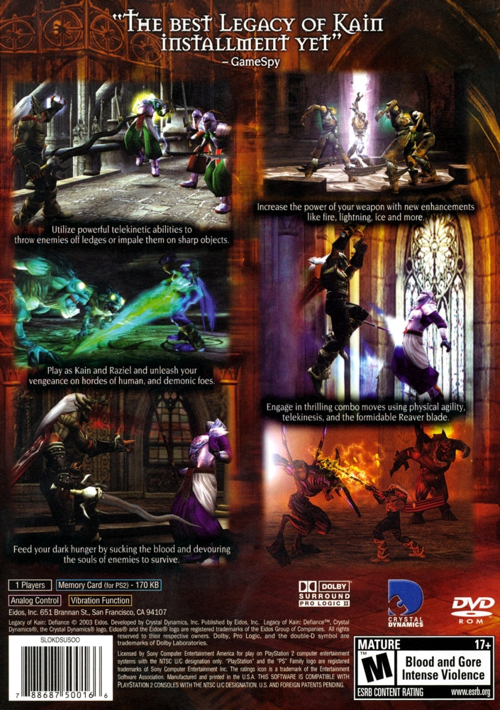 Legacy of Kain Defiance
