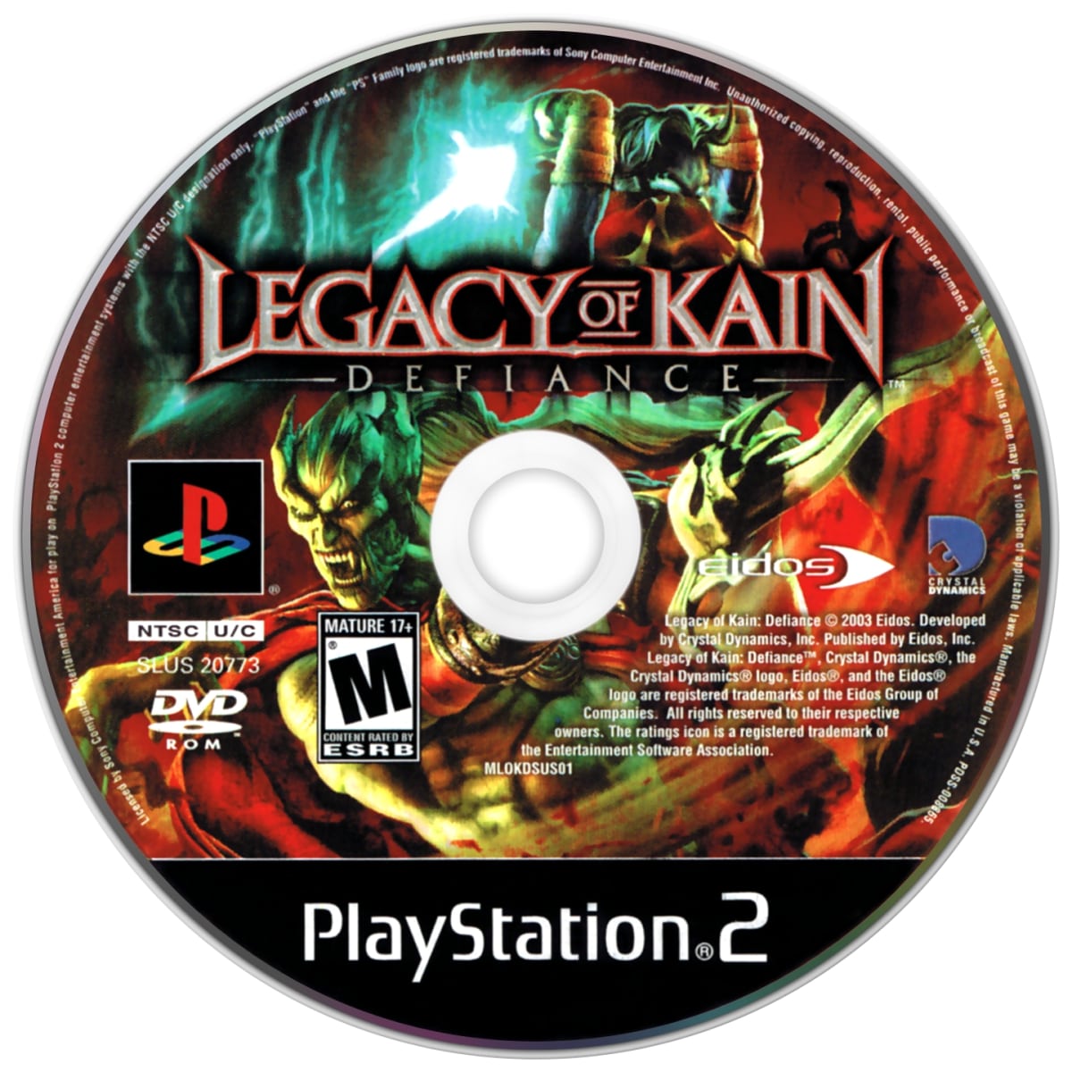 Legacy of Kain Defiance PS2 - Video Game - Used - CaveGamers - Image 3