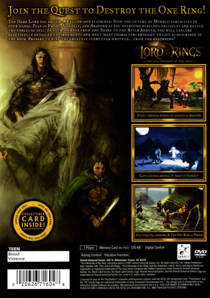 The Lord of the Rings: Fellowship of the Ring