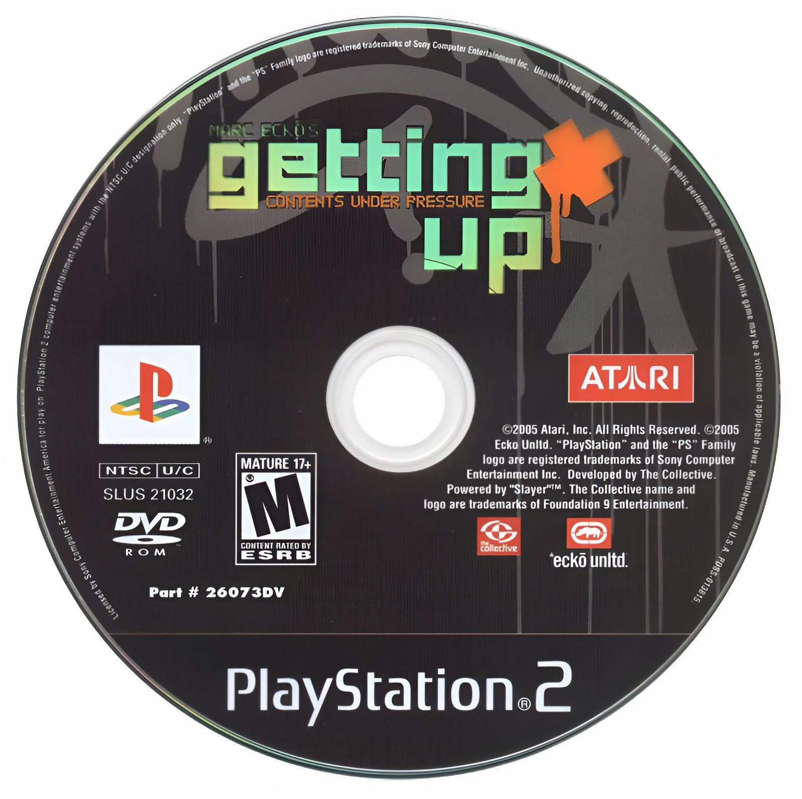 Marc Ecko's Getting Up Contents Under Pressure PS2 - Video Game - Used - CaveGamers - Image 3
