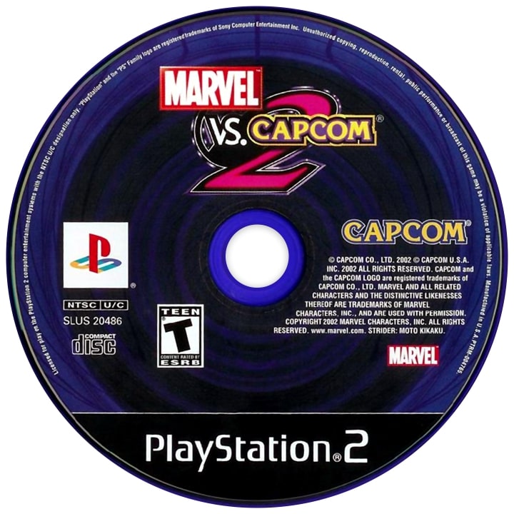 Marvel vs Capcom 2 PS2 - Video Game - Used - CaveGamers - Image 3