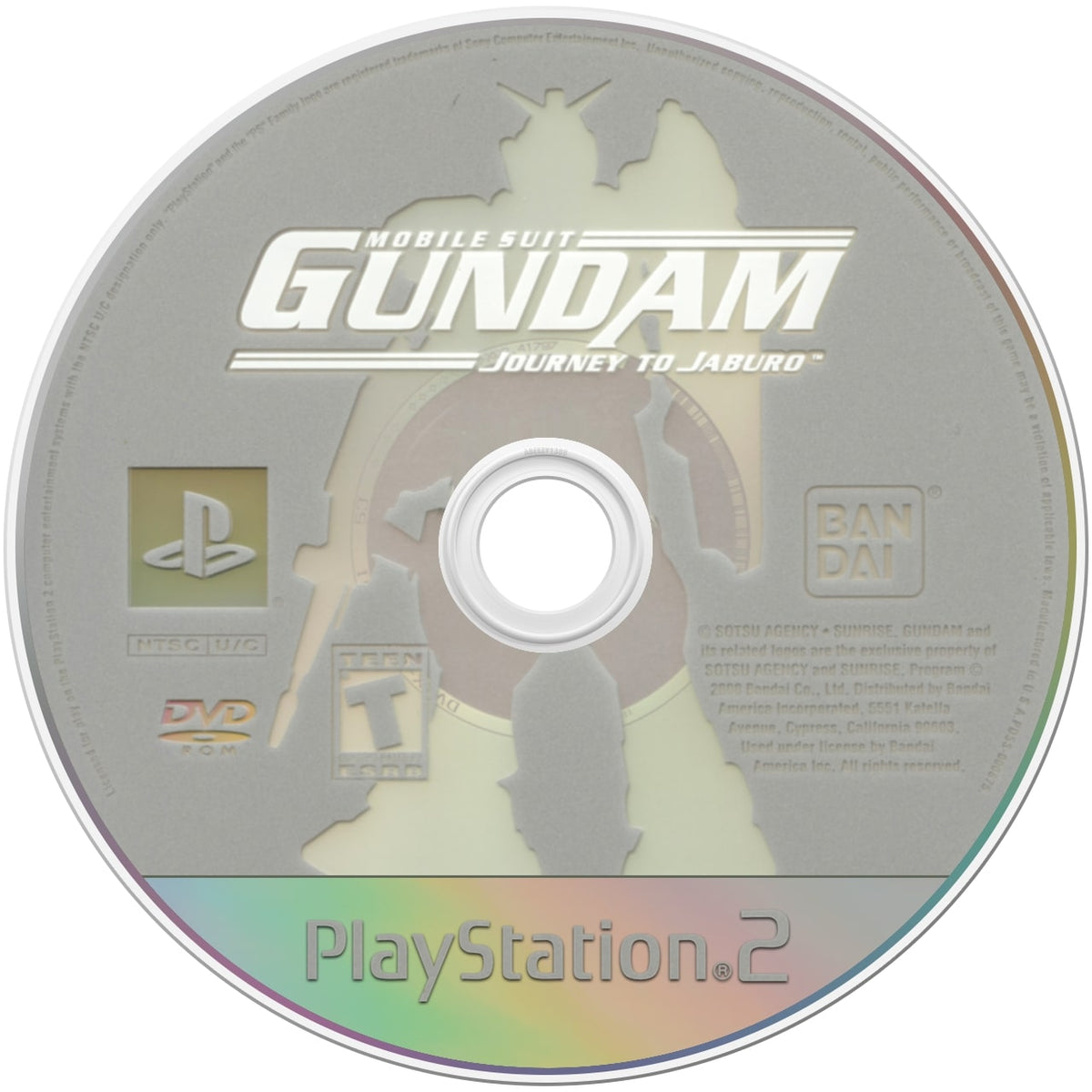 Mobile Suit Gundam Journey to Jaburo PS2 - Video Game - Used - CaveGamers - Image 3
