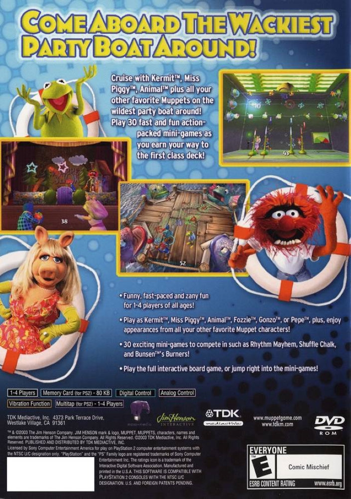 Muppets Party Cruise PS2 - Video Game - Used - CaveGamers - Image 2
