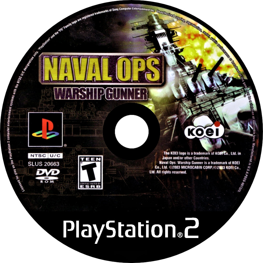 Naval Ops Warship Gunner PS2 - Video Game - Used - CaveGamers - Image 3