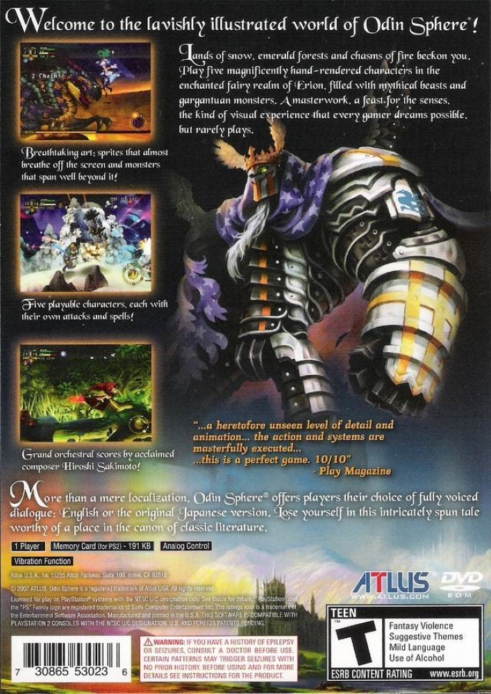 Odin Sphere PS2 - Video Game - Used - CaveGamers - Image 2