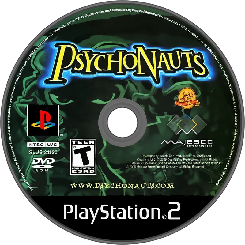 Psychonauts PS2 - Video Game - Used - CaveGamers - Image 3