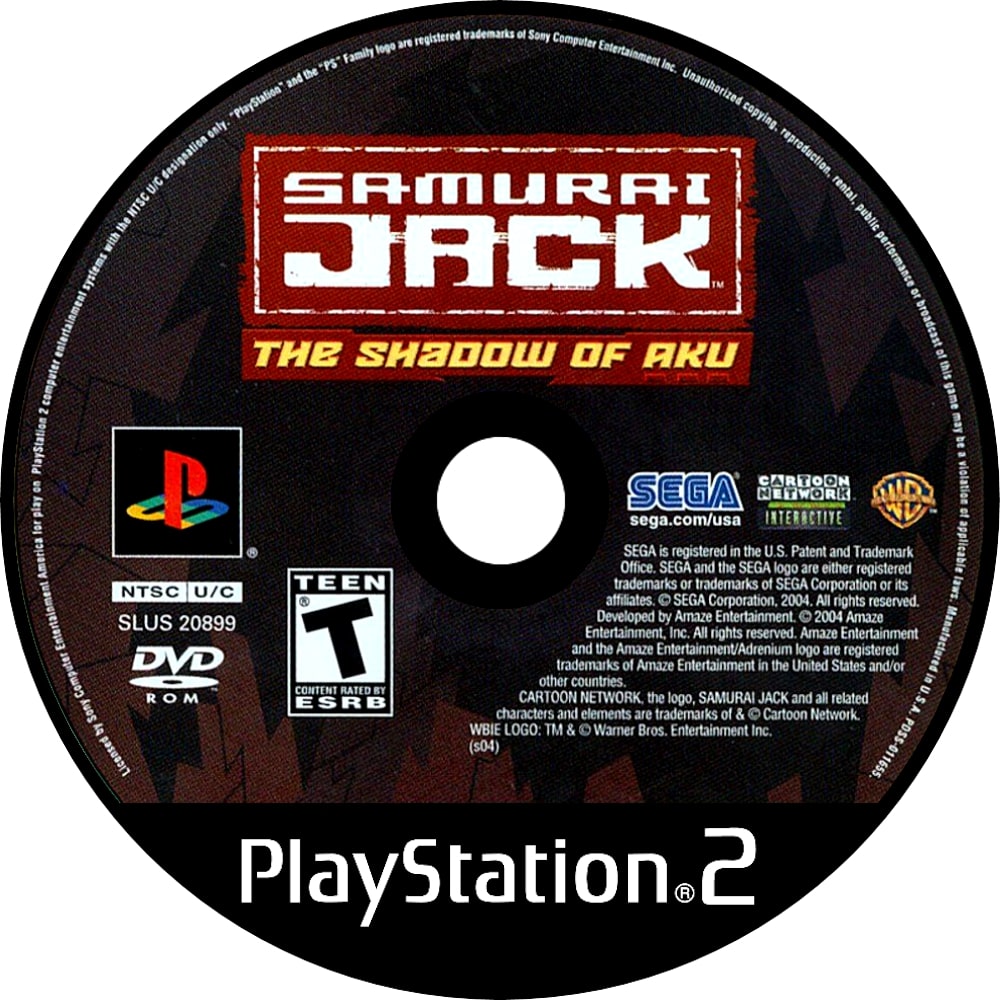 Samurai Jack Shadow of Aku PS2 - Video Game - Used - CaveGamers - Image 3
