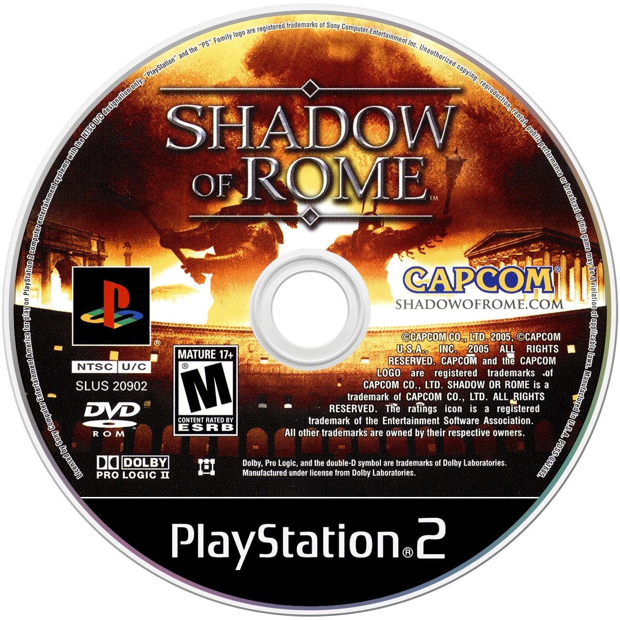 Shadow of Rome PS2 - Video Game - Used - CaveGamers - Image 3