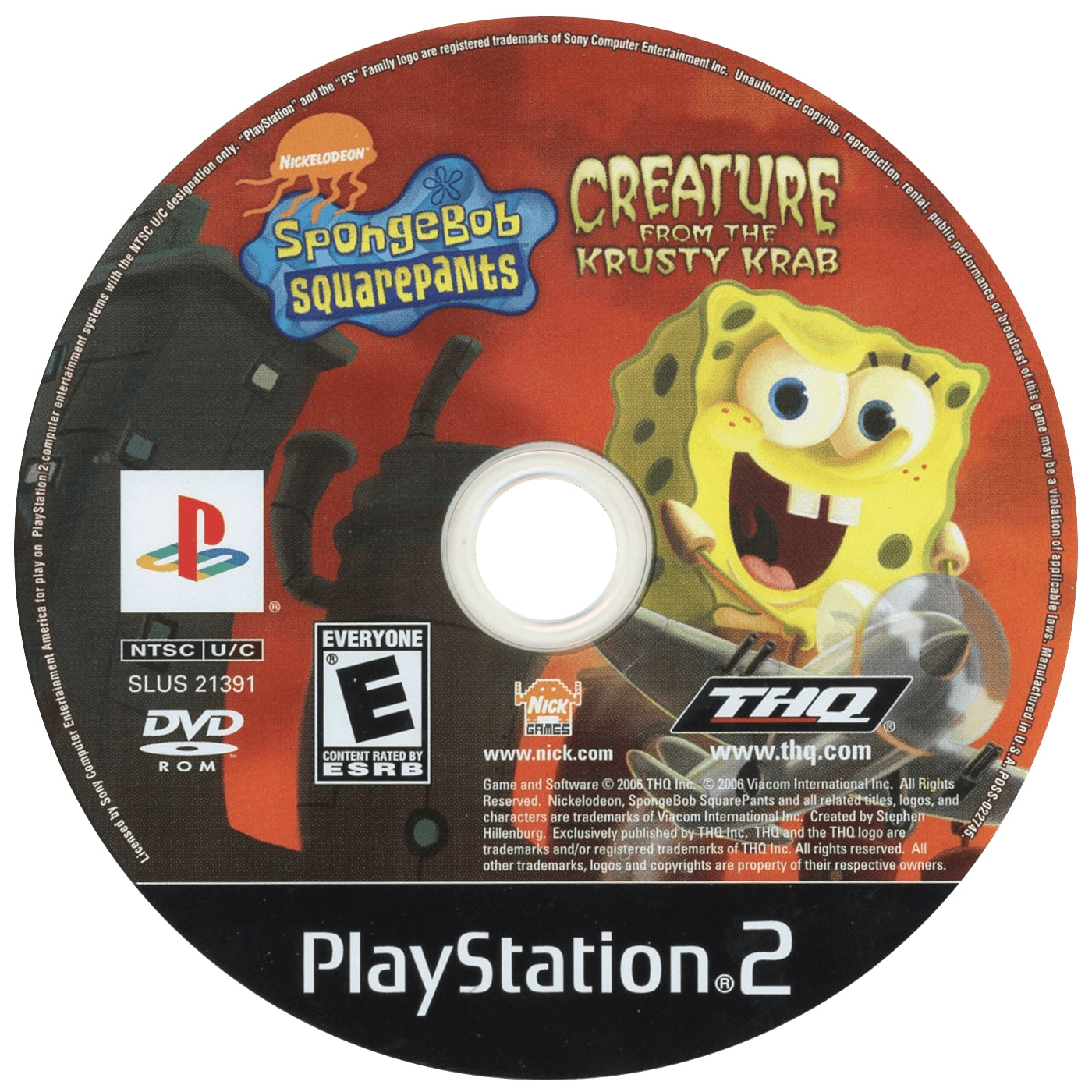 SpongeBob SquarePants Creature from Krusty Krab PS2 - Video Game - Used - CaveGamers - Image 3