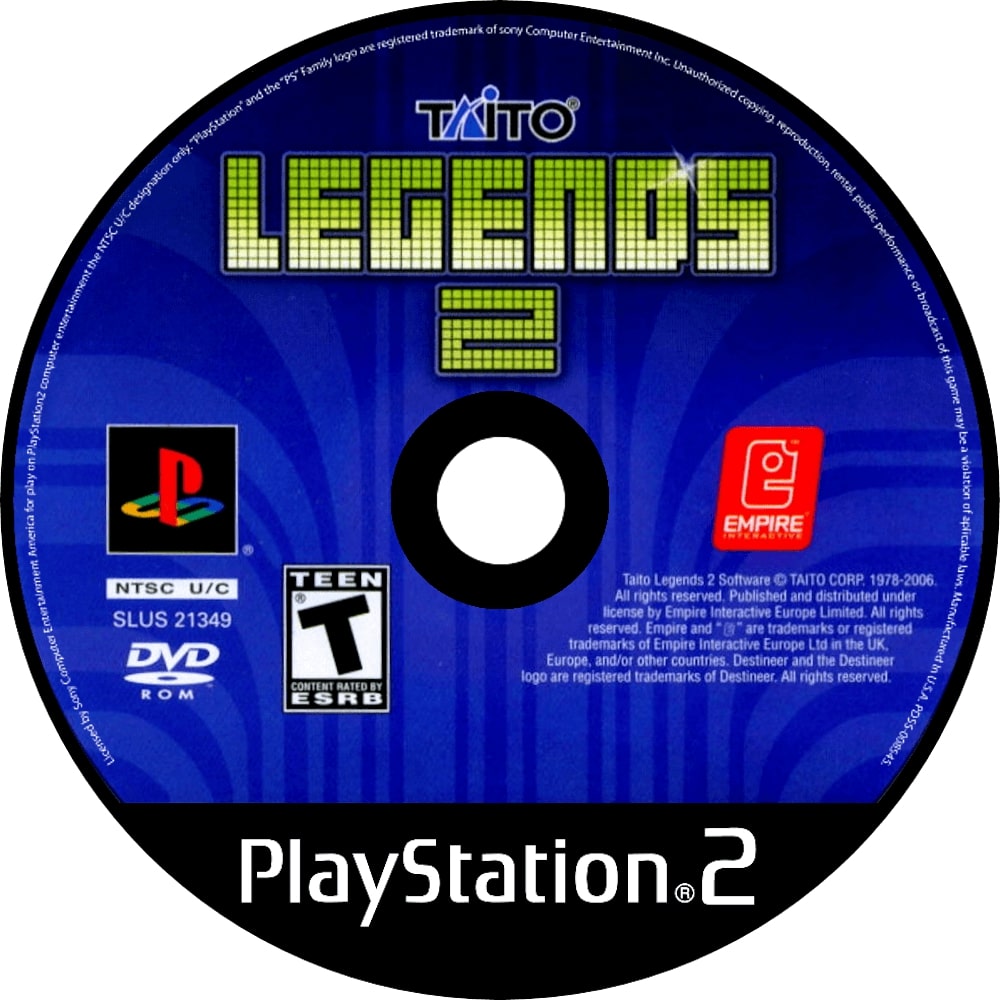 Taito Legends 2 PS2 - Video Game - Used - CaveGamers - Image 3