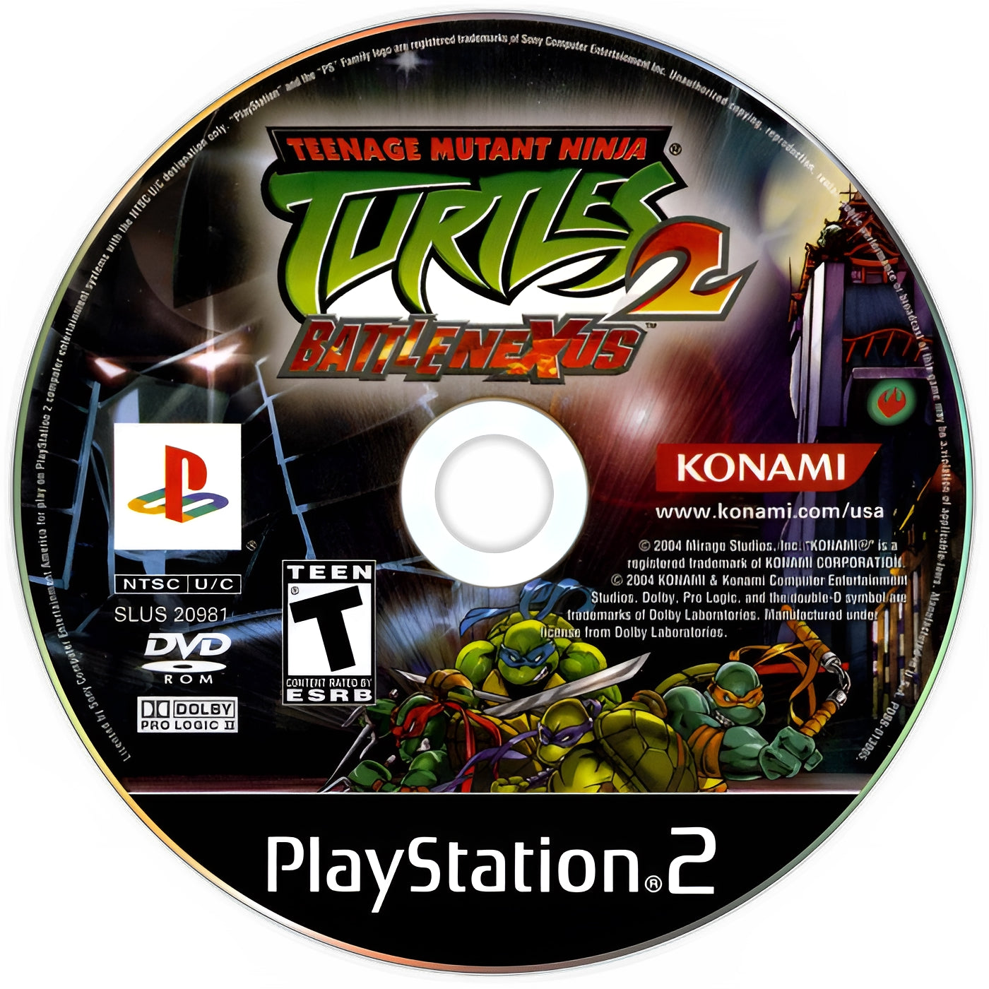 Teenage Mutant Ninja Turtles 2: Battle Nexus PS2 - Video Game - Used - CaveGamers - Image 3