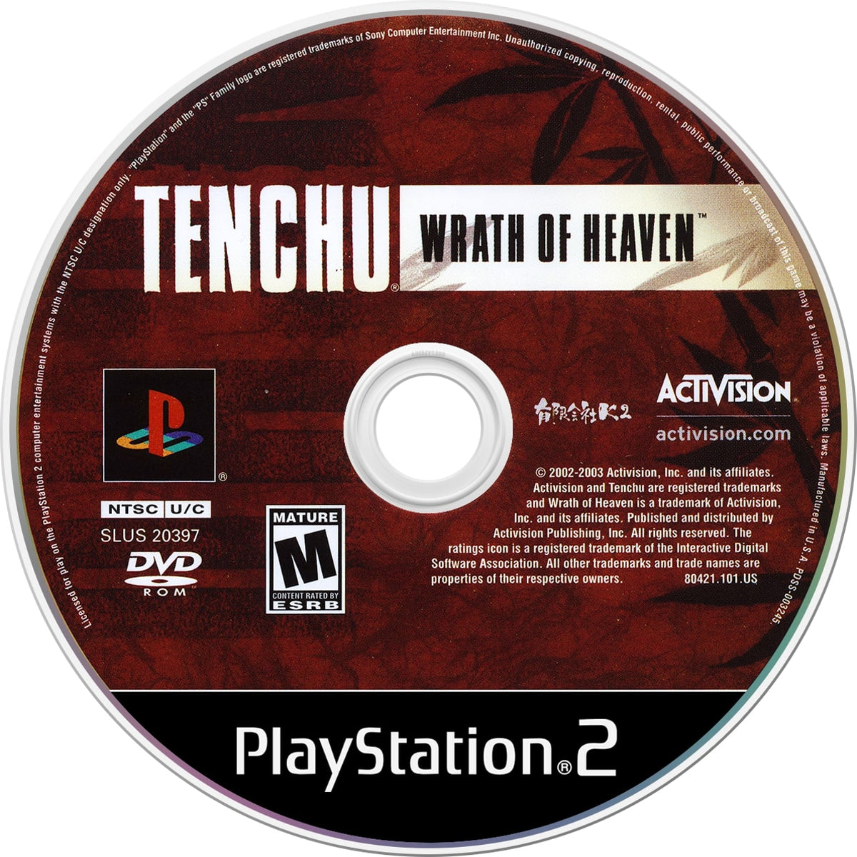 Tenchu 3 Wrath of Heaven PS2 - Video Game - Used - CaveGamers - Image 3