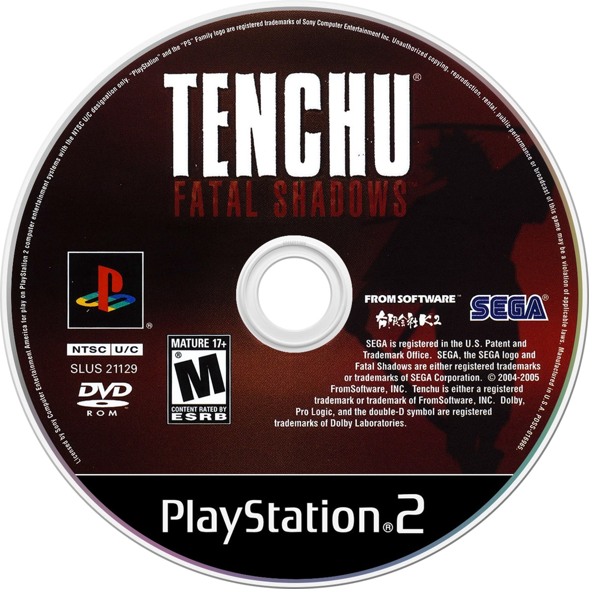Tenchu Fatal Shadows PS2 - Video Game - Used - CaveGamers - Image 3