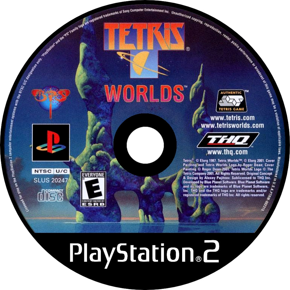 Tetris Worlds PS2 - Video Game - Used - CaveGamers - Image 3