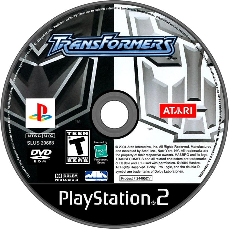 Transformers PS2 - Video Game - Used - CaveGamers - Image 3