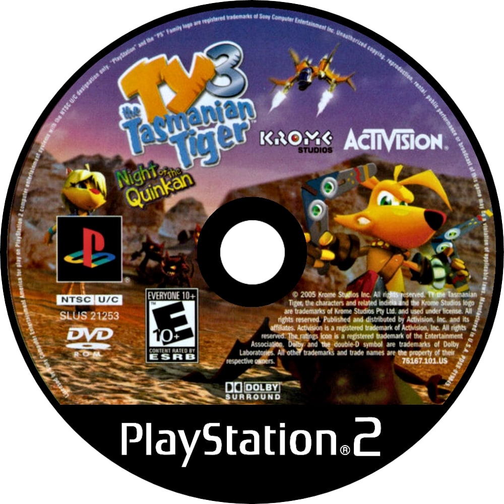 Ty the Tasmanian Tiger 3 PS2 - Video Game - Used - CaveGamers - Image 3