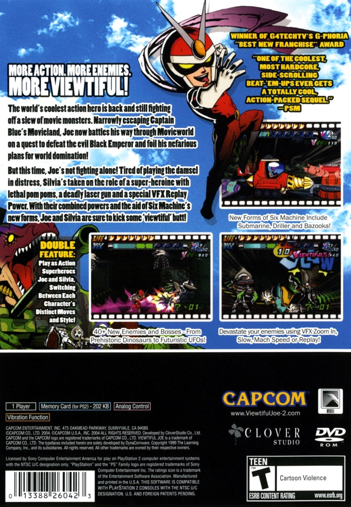 Viewtiful Joe 2 PS2 - Video Game - Used - CaveGamers - Image 2