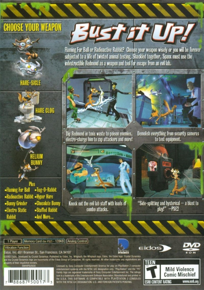Whiplash PS2 - Video Game - Used - CaveGamers - Image 2