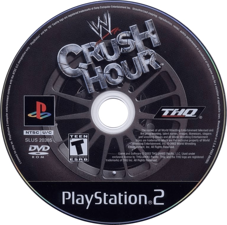 WWE Crush Hour PS2 - Video Game - Used - CaveGamers - Image 3