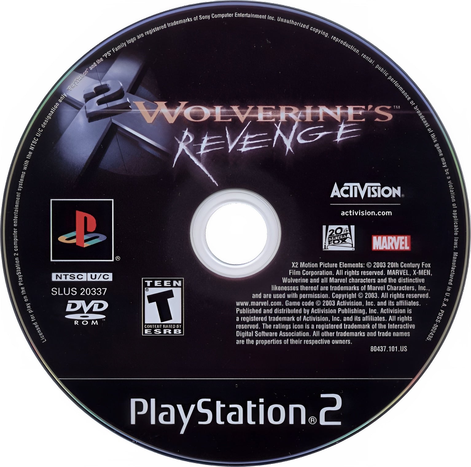 X2 Wolverines Revenge PS2 - Video Game - Used - CaveGamers - Image 3