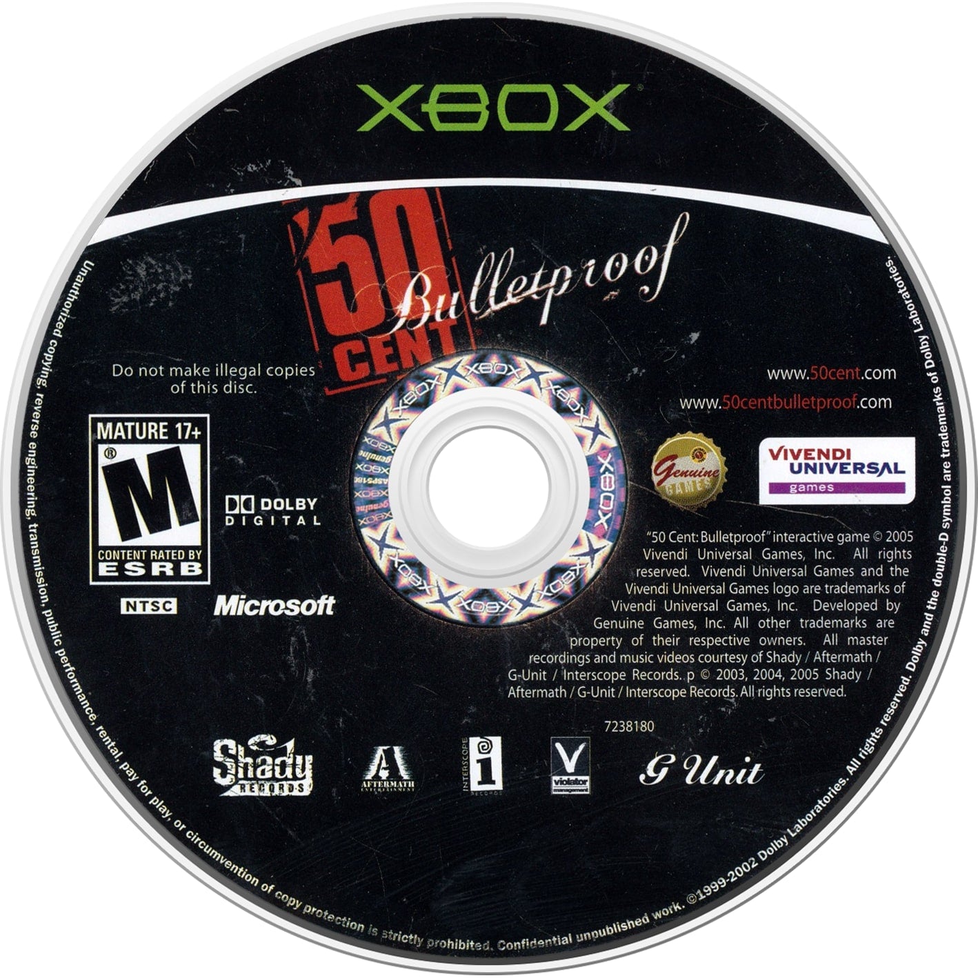 50 Cent Bulletproof Xbox - Video Game - Used - CaveGamers - Image 3