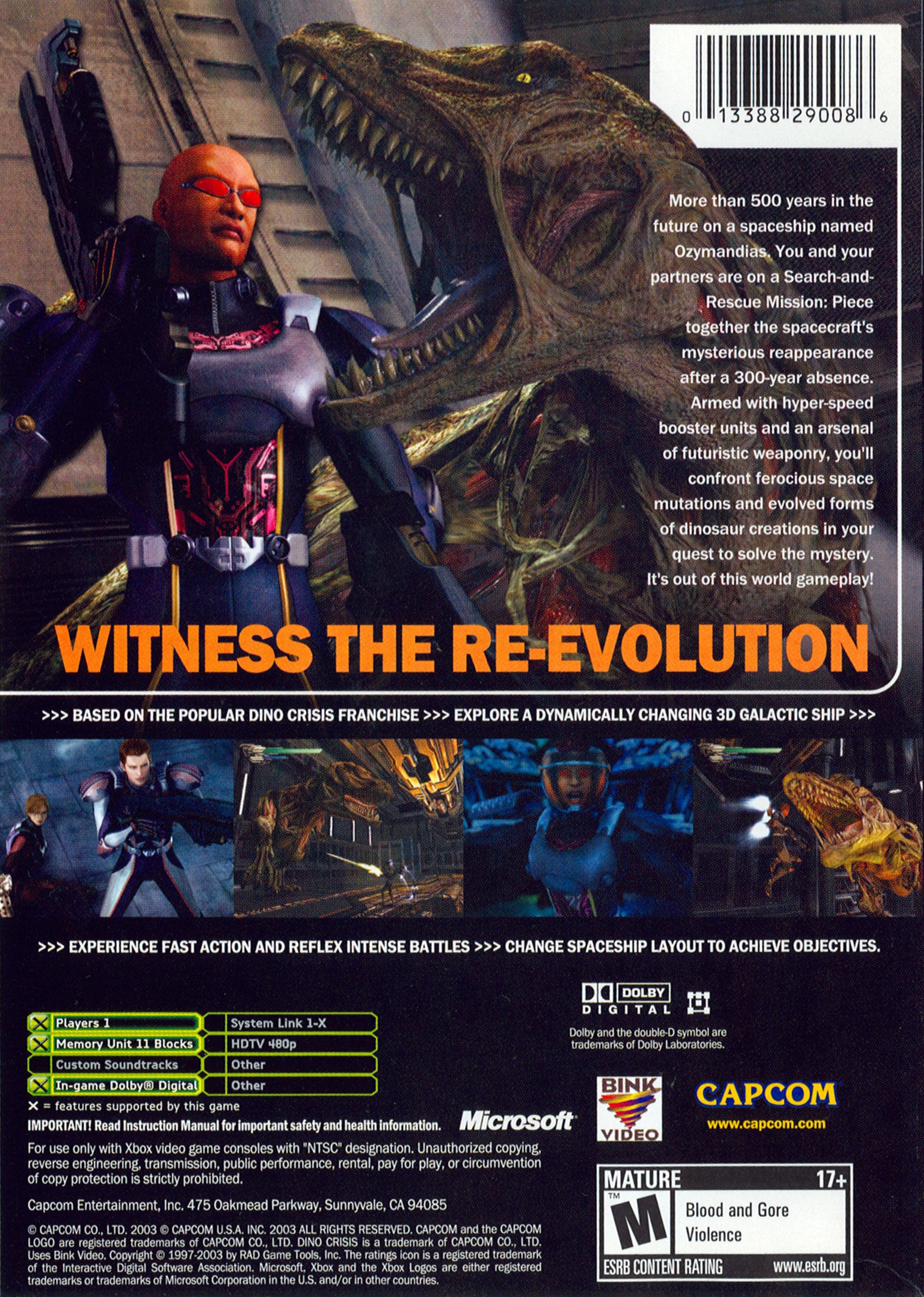 Dino Crisis 3 Xbox - Video Game - Used - CaveGamers - Image 2