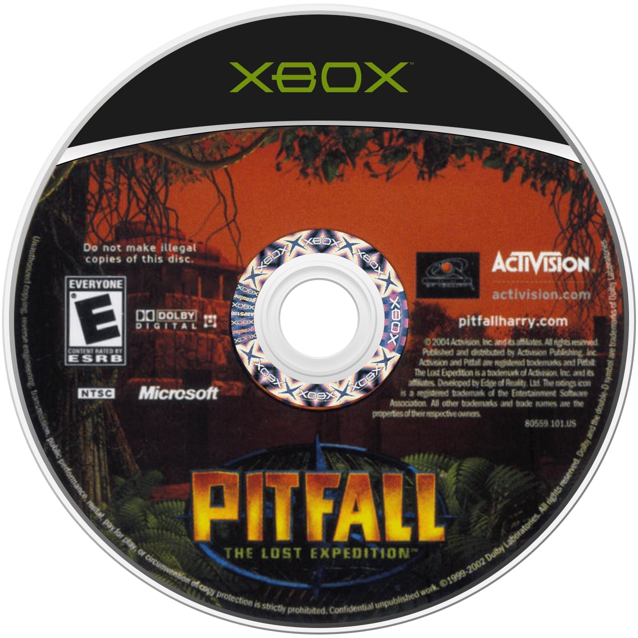 Pitfall The Lost Expedition Xbox - Video Game - Used - CaveGamers - Image 3