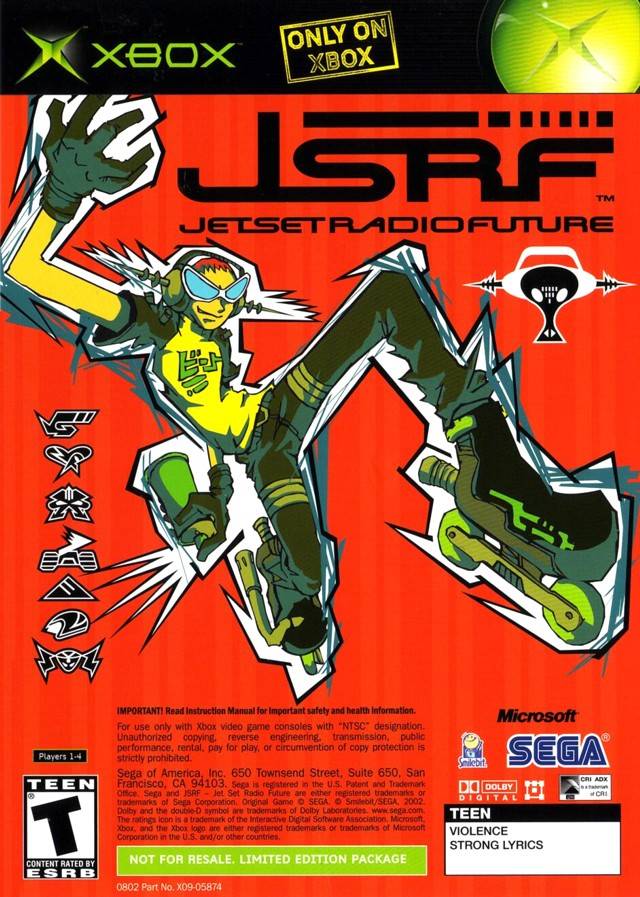 Sega GT 2002 & JSRF Xbox - Video Game - Used - CaveGamers - Image 2