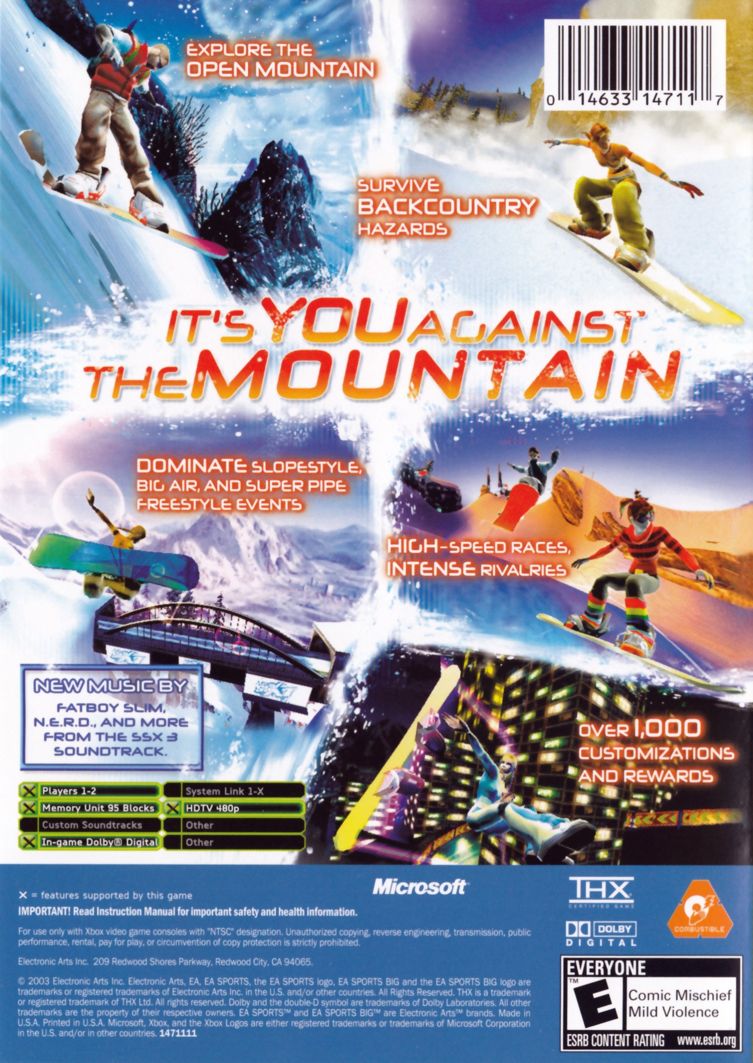 SSX 3 Xbox - Video Game - Used - CaveGamers - Image 2