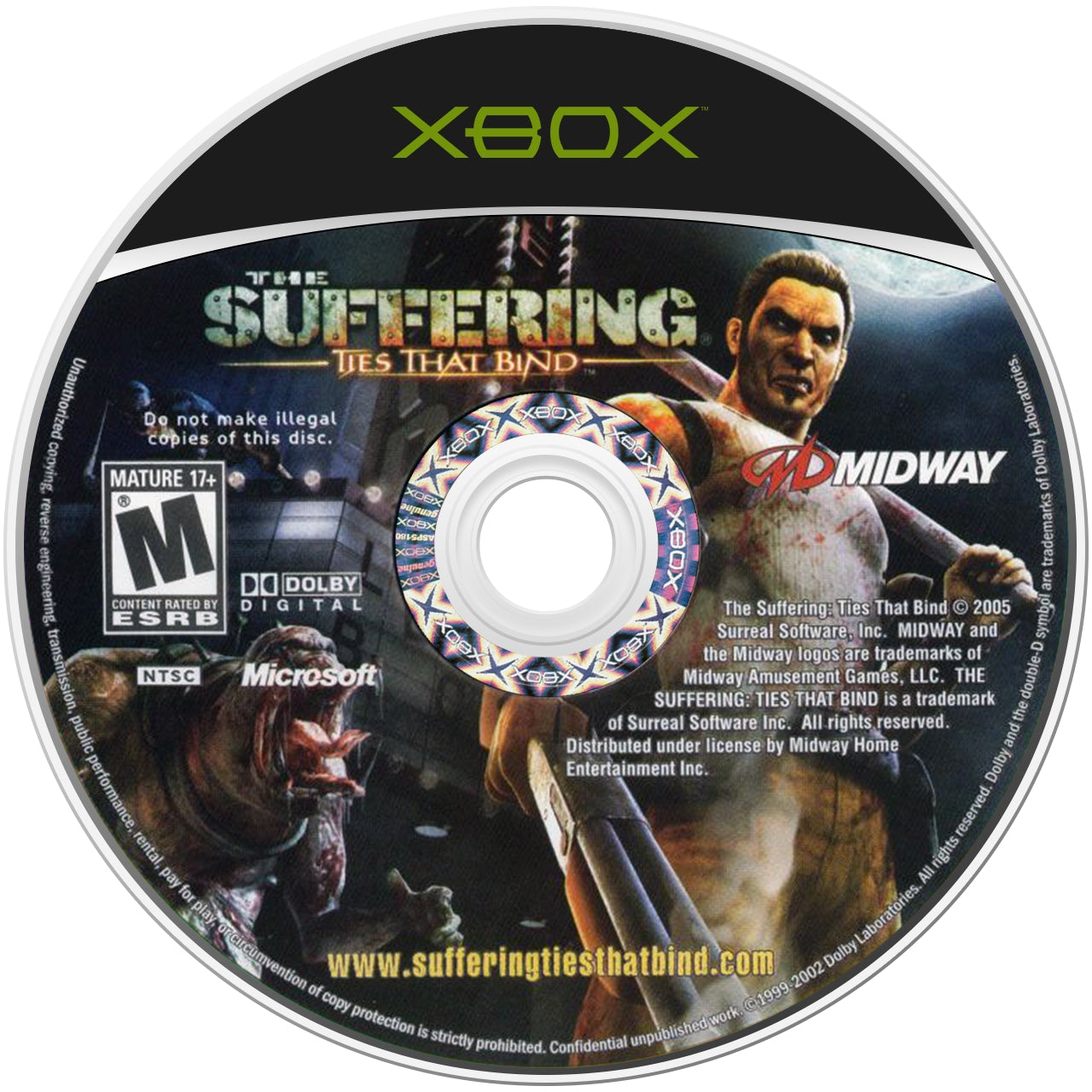 The Suffering Ties That Bind Xbox - Video Game - Used - CaveGamers - Image 3