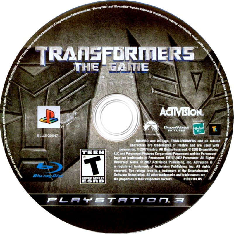 Transformers: The Game PS3 - Video Game - Used - CaveGamers - Image 3