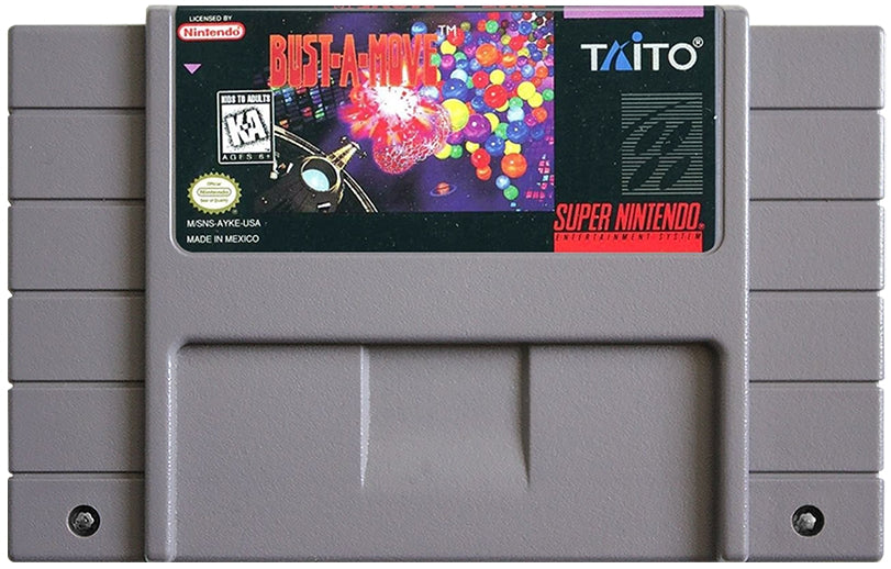 Bust-A-Move SNES - Video Game - Used - CaveGamers - Image 3