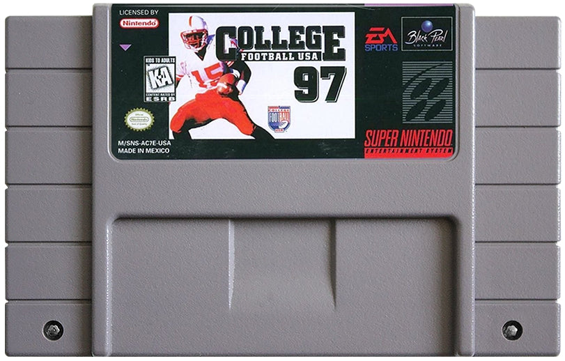 College Football USA 97 SNES - Video Game - Used - CaveGamers - Image 3