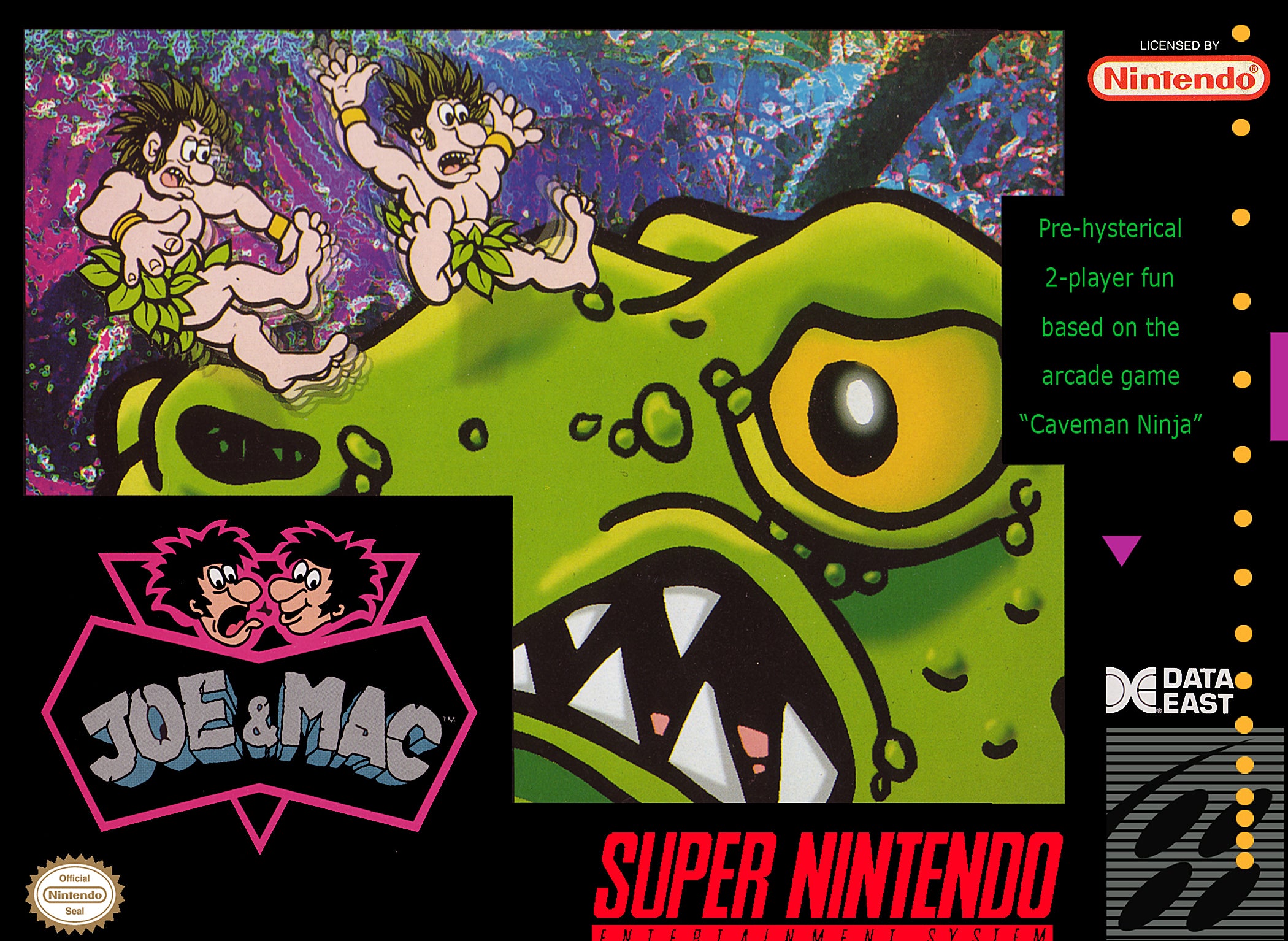 Joe and Mac SNES - Video Game - Used - CaveGamers