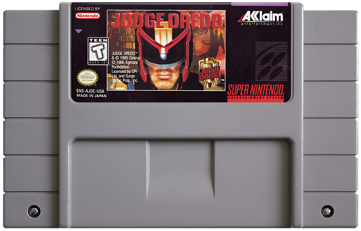 Judge Dredd SNES - Video Game - Used - CaveGamers - Image 3