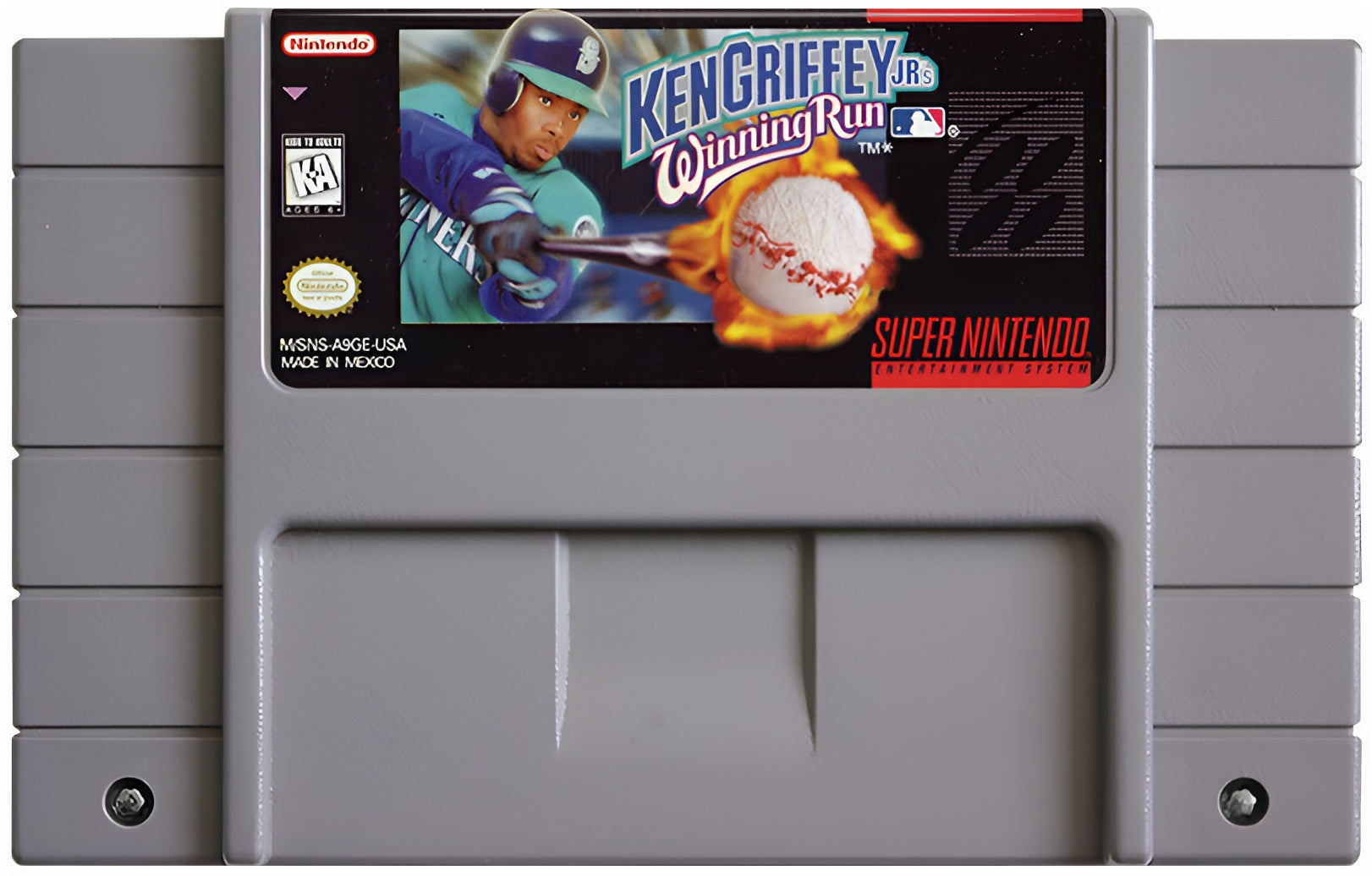 Ken Griffey Jr's Winning Run SNES - Video Game - Used - CaveGamers - Image 3